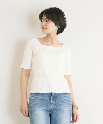＜INED (Women)＞《ＩＮＥＤ　ＣＬＡＲＯ》カップ付きリブトップス（７１４２１９０５０２）