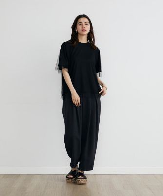 《ＩＮＥＤ　ＣＬＡＲＯ》チュールレイヤードＴシャツ（７１４２１９０５１１）