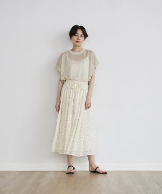 《ＩＮＥＤ　ＣＬＡＲＯ》ラメカットトップス（７１４２１９０５２２）