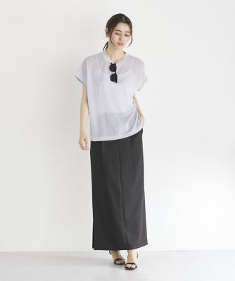 《ＩＮＥＤ　ＣＬＡＲＯ》ラメカットトップス（７１４２１９０５２２）