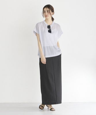 《ＩＮＥＤ　ＣＬＡＲＯ》ラメカットトップス（７１４２１９０５２２）