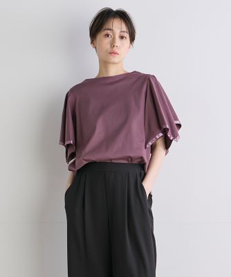 《ＩＮＥＤ　ＣＬＡＲＯ》ハンカチスリーブカットソー（７１４２１９０５２４）