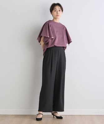 《ＩＮＥＤ　ＣＬＡＲＯ》ハンカチスリーブカットソー（７１４２１９０５２４）