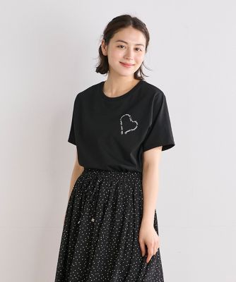 《ＩＮＥＤ　ＣＬＡＲＯ》ハートロゴ刺繍Ｔシャツ（７１４２１９０５２５）