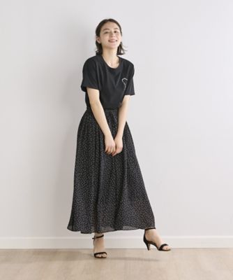 《ＩＮＥＤ　ＣＬＡＲＯ》ハートロゴ刺繍Ｔシャツ（７１４２１９０５２５）
