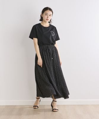 《ＩＮＥＤ　ＣＬＡＲＯ》ハートロゴ刺繍Ｔシャツ（７１４２１９０５２５）