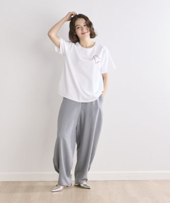 《ＩＮＥＤ　ＣＬＡＲＯ》ハートロゴ刺繍Ｔシャツ（７１４２１９０５２５）