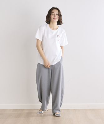 《ＩＮＥＤ　ＣＬＡＲＯ》ハートロゴ刺繍Ｔシャツ（７１４２１９０５２５）