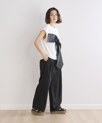 《ＩＮＥＤ　ＣＬＡＲＯ》トリコットリボンＴシャツ（７１４２１９０５２６）