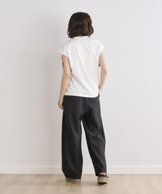 《ＩＮＥＤ　ＣＬＡＲＯ》トリコットリボンＴシャツ（７１４２１９０５２６）