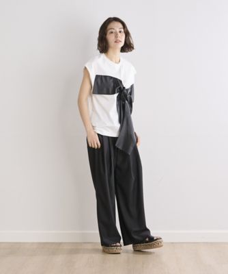 《ＩＮＥＤ　ＣＬＡＲＯ》トリコットリボンＴシャツ（７１４２１９０５２６）