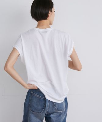 《大きいサイズ》フレンチスリーブロゴＴシャツ（７１４２１９０８１７）