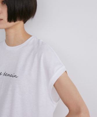 《大きいサイズ》フレンチスリーブロゴＴシャツ（７１４２１９０８１７）