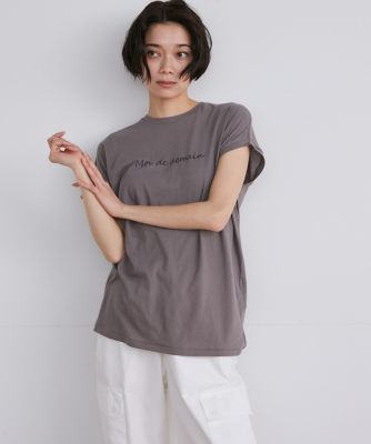 大きいサイズ》フレンチスリーブロゴTシャツ（7142190817 