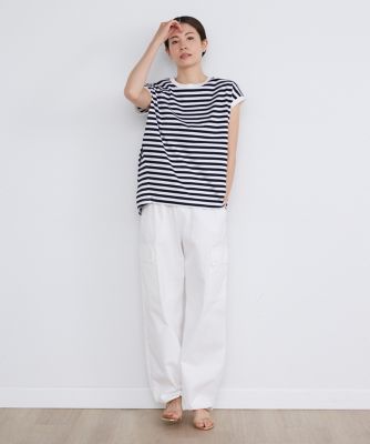 《大きいサイズ》フレンチスリーブコクーンＴシャツ（７１４２１９０８２５）