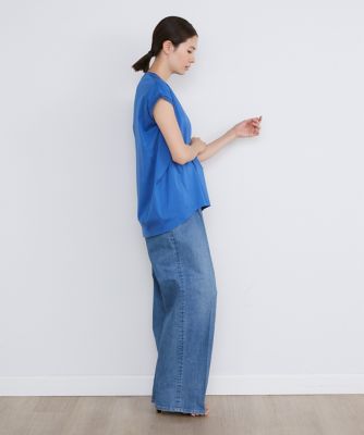 《大きいサイズ》フレンチスリーブコクーンＴシャツ（７１４２１９０８２５）