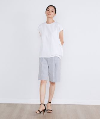 《大きいサイズ》フレンチスリーブコクーンＴシャツ（７１４２１９０８２５）