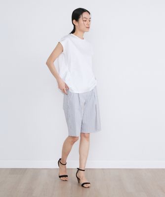 《大きいサイズ》フレンチスリーブコクーンＴシャツ（７１４２１９０８２５）