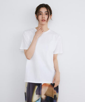 ＜INED L (Women/大きいサイズ)＞《大きいサイズ》ベーシック半袖Ｔシャツ（７１４２１９０８３６）