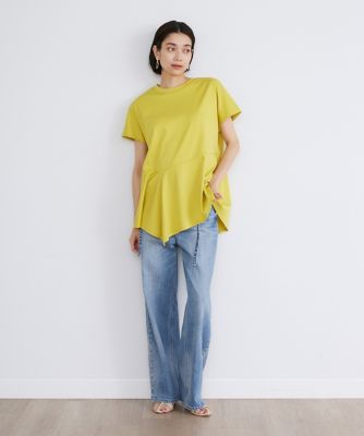 《大きいサイズ》ペプラムＴシャツ（７１４２１９０８３７）