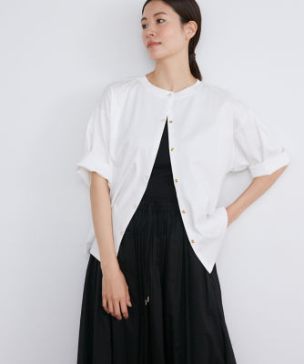 ＜INED (Women)＞２ＷＡＹドットボタン半袖カーディガン（７１４２１９８００２）