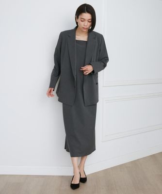 2WAYストレッチダブルブレストサイドボタンジャケット