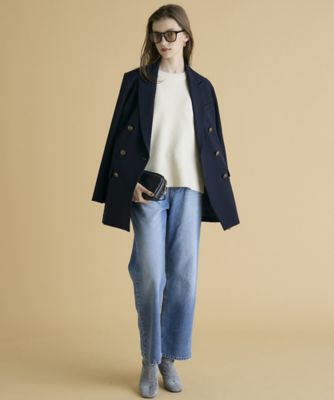 《ＩＮＥＤ　ＣＬＡＲＯ》ストレッチダブルブレストジャケット（７１４３１４１５１６）