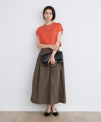 タックギャザースカート（7143152007） | INED (Women
