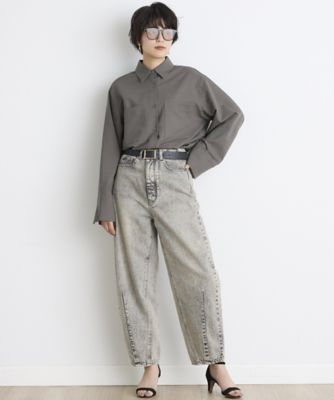 《ＩＮＥＤ　ＣＬＡＲＯ》カーブデニムパンツ（７１４３１６１５０８）