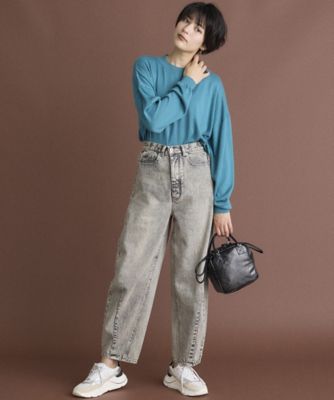 《ＩＮＥＤ　ＣＬＡＲＯ》カーブデニムパンツ（７１４３１６１５０８）