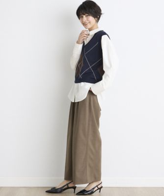 《ＩＮＥＤ　ＣＬＡＲＯ》２タックワイドパンツ（７１４３１６１５１１）