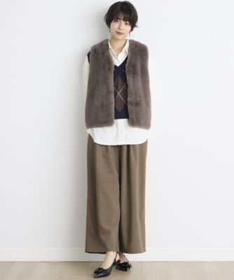 《ＩＮＥＤ　ＣＬＡＲＯ》２タックワイドパンツ（７１４３１６１５１１）