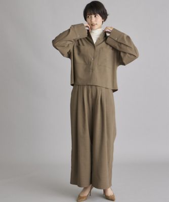 《ＩＮＥＤ　ＣＬＡＲＯ》２タックワイドパンツ（７１４３１６１５１１）