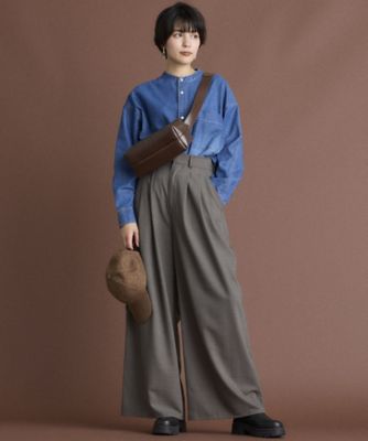 《ＩＮＥＤ　ＣＬＡＲＯ》２タックワイドパンツ（７１４３１６１５１１）