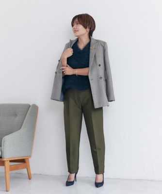 《大きいサイズ》モードワイドベルトパンツ《Ｓｔｙｌｉｓｔ望月律子コラボ》（７１４３１６１８１３）