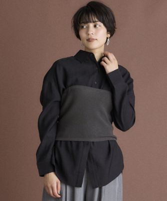 《ＩＮＥＤ　ＣＬＡＲＯ》ニットビスチェ（７１４３１７０５１８）