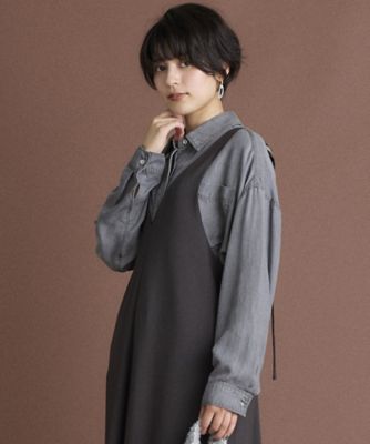 《ＩＮＥＤ　ＣＬＡＲＯ》セルロースデニムシャツ（７１４３１８１５０５）