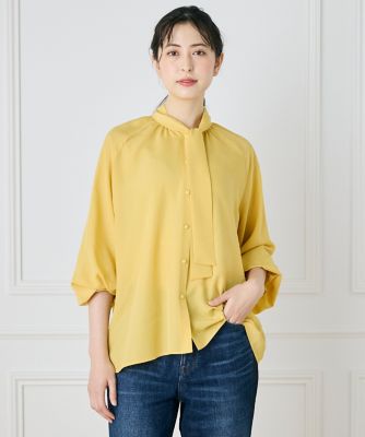 ＜INED (Women)＞ボウタイブラウス（７１４３１８２０１５）