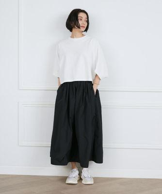 ミニ裏毛クロップドトップス（７１４３１９０００９）