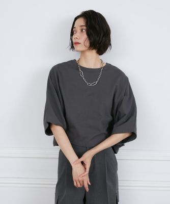 ミニ裏毛クロップドトップス（７１４３１９０００９）