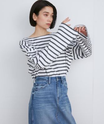 《ＳＵＰＥＲＩＯＲ　ＣＬＯＳＥＴ》ＰＥＴＩＴ　ＣＯＰＡＩＮ　ＣＯＵＲＴ別注ボーダーＴシャツ《Ｌｅ　ｍｉｎｏｒ》（７１４３１９０６０１）