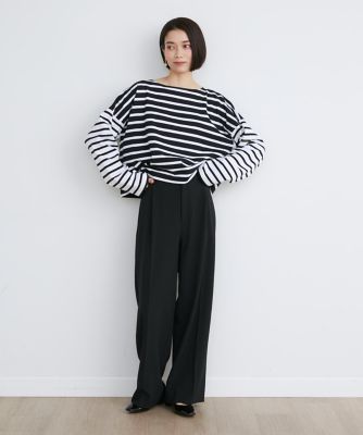 《ＳＵＰＥＲＩＯＲ　ＣＬＯＳＥＴ》ＰＥＴＩＴ　ＣＯＰＡＩＮ　ＣＯＵＲＴ別注ボーダーＴシャツ《Ｌｅ　ｍｉｎｏｒ》（７１４３１９０６０１）