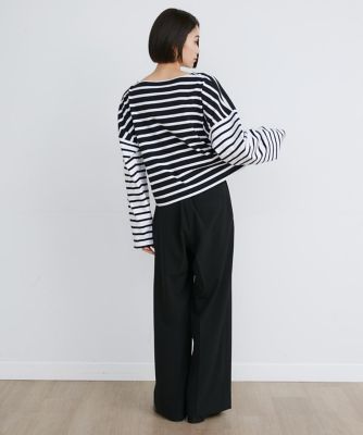《ＳＵＰＥＲＩＯＲ　ＣＬＯＳＥＴ》ＰＥＴＩＴ　ＣＯＰＡＩＮ　ＣＯＵＲＴ別注ボーダーＴシャツ《Ｌｅ　ｍｉｎｏｒ》（７１４３１９０６０１）