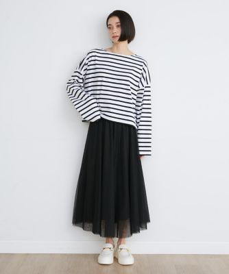 《ＳＵＰＥＲＩＯＲ　ＣＬＯＳＥＴ》ＰＥＴＩＴ　ＣＯＰＡＩＮ　ＣＯＵＲＴ別注ボーダーＴシャツ《Ｌｅ　ｍｉｎｏｒ》（７１４３１９０６０１）