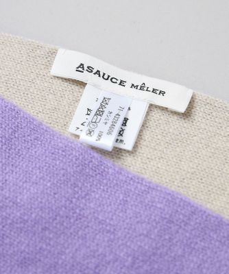 シームレストライアングルニットスカーフ《ASAUCE MELER