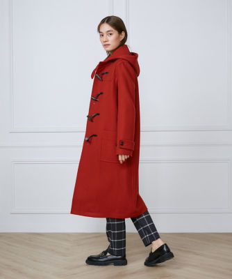メルトンダッフルコート（7144111008） | INED (Women
