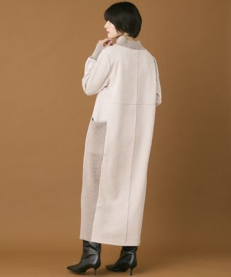 《ＩＮＥＤ　ＣＬＡＲＯ》スエードモックネックワンピース（７１４４１２１５０４）