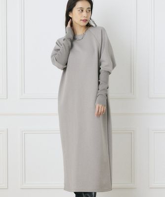 ＜INED (Women)＞《ＩＮＥＤ　ＣＬＡＲＯ》リブ切り替えワンピース（７１４４１２１５０５）