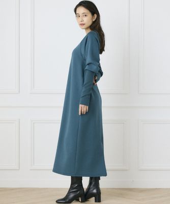 《ＩＮＥＤ　ＣＬＡＲＯ》リブ切り替えワンピース（７１４４１２１５０５）