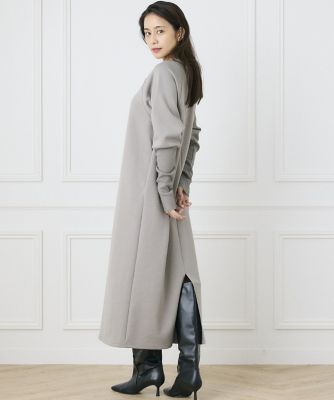 《ＩＮＥＤ　ＣＬＡＲＯ》リブ切り替えワンピース（７１４４１２１５０５）